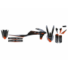 BLACKBIRD KOMPLET NAKLEJEK (OKLEINA) KTM EXC (20-21) CZARNY/SZARY MATT
